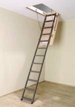 Складная металлическая чердачная лестница FAKRO LWM